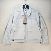 NIKE WOMEN'S M ACG SMITH SUMMIT UV RESISTANT JACKET LIGHT GREY HV0583-025