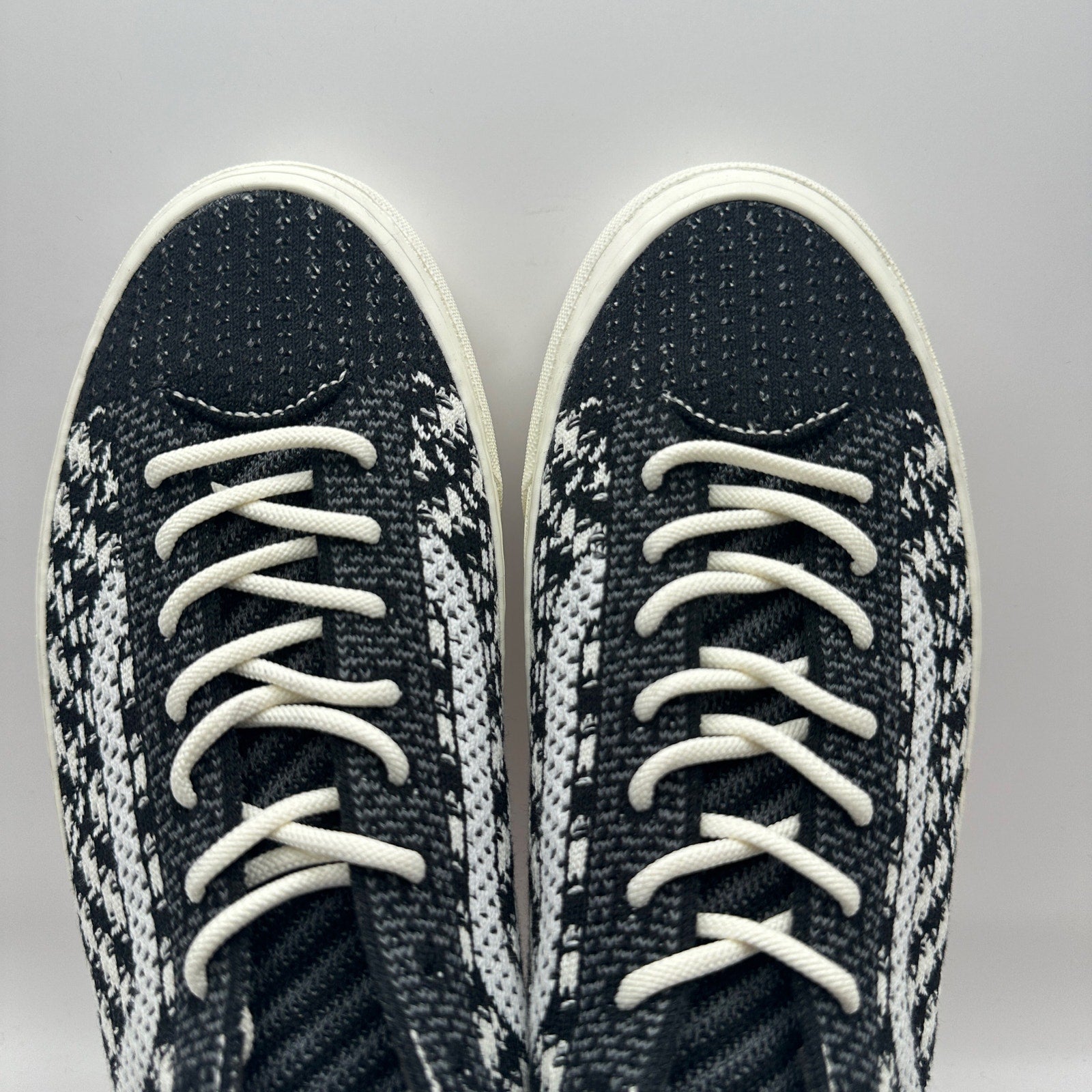 VANS Men's 10 Old Skool 36 Knit Black/White EK Pewter