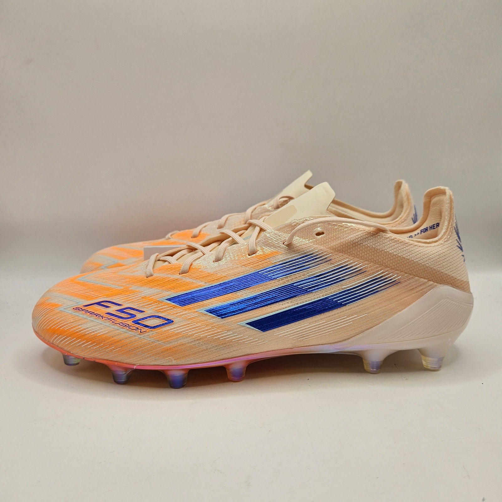 ADIDAS WOMEN'S 8 F50 ELITE FG JS4378 SOCCER CLEATS SPARKFUSION ORANGE NWOB