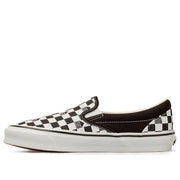 VANS X DOVER STREEM MARKET SIZE M6 W7.5 CHECKERBOARD BLACK WHITE SLIP ON NIB