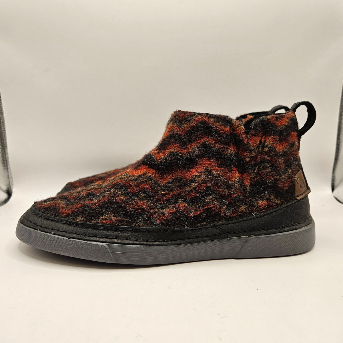 CLARKS MEN'S 8.5 GERALD ANKL BOOT SLIPPERS ORTHOLITE CHELSEA WOOL