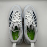 Adidas Womens sz 9.5 Softball Shoes Adizero Instinct IH3468 White/Blue
