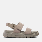 TIMBERLAND WOMEN'S 9.5 GREYFIELD 2 STRAP SANDAL LIGHT TAUPE SUEDE NIB