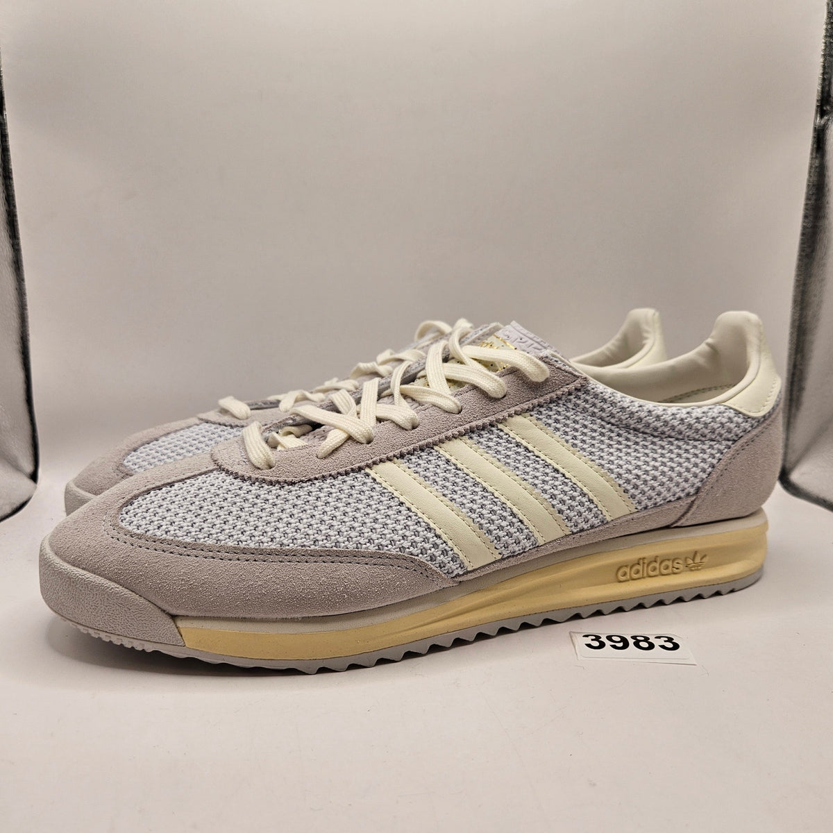 ADIDAS ORIGINALS MEN'S 13 SL 72 RS GREY WHITE RETRO CASUAL SNEAKERS JR8773 NWOB