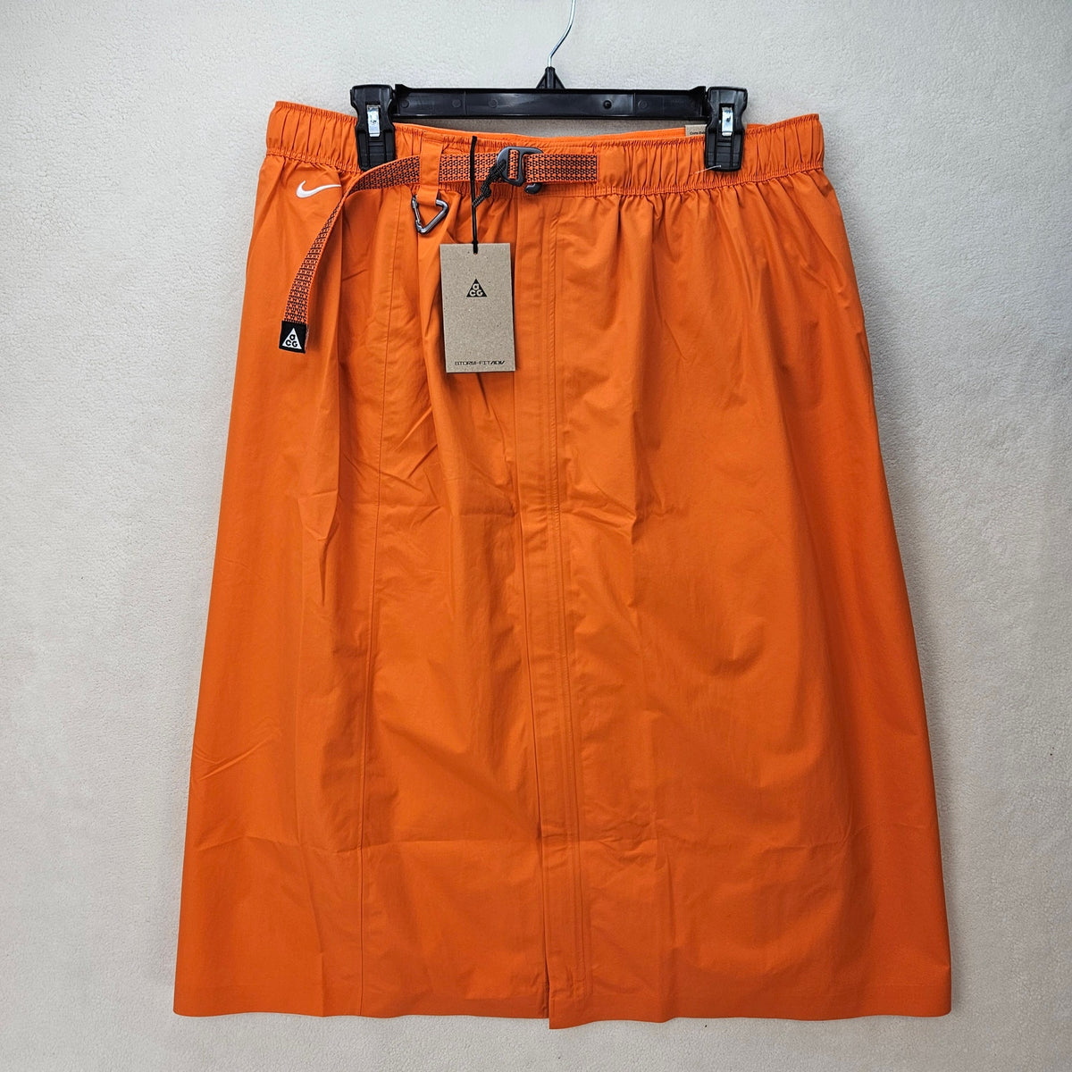 NIKE UNISEX MEDIUM ACG STORM FIT ADV CARGO WRAP SKIRT II0927-819 MORPHO ORANGE