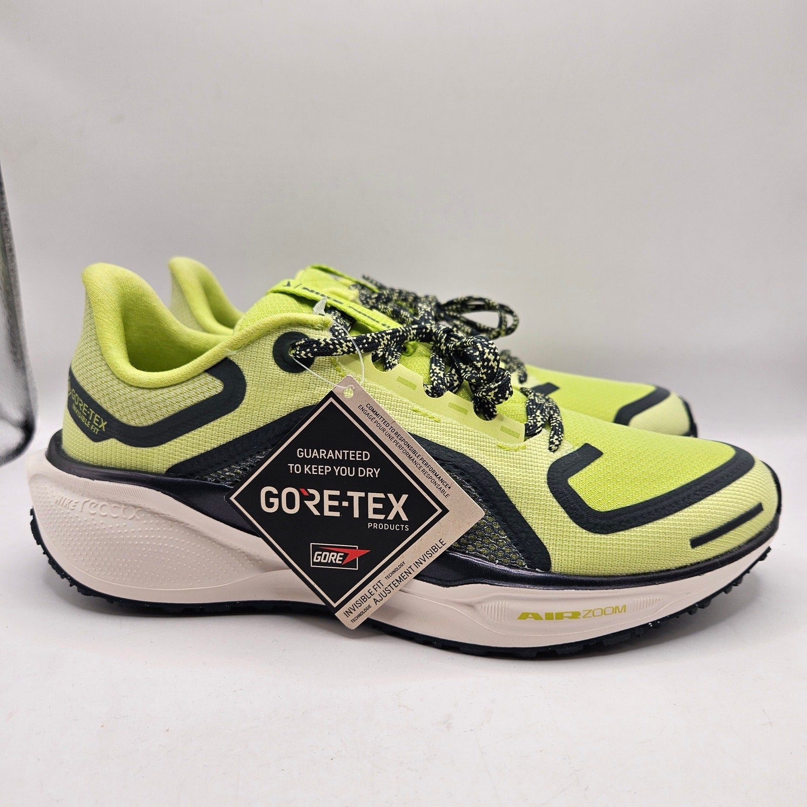 NIKE WOMEN'S 8 AIR ZOOM PEGASUS 41 GORE-TEX LEMON TWIST FQ1357-300 NWOB