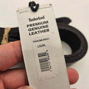 TIMBERLAND WOMEN'S L/XL PREMIUM GENUINE LEATHER WRAP BELT BLACK NWT
