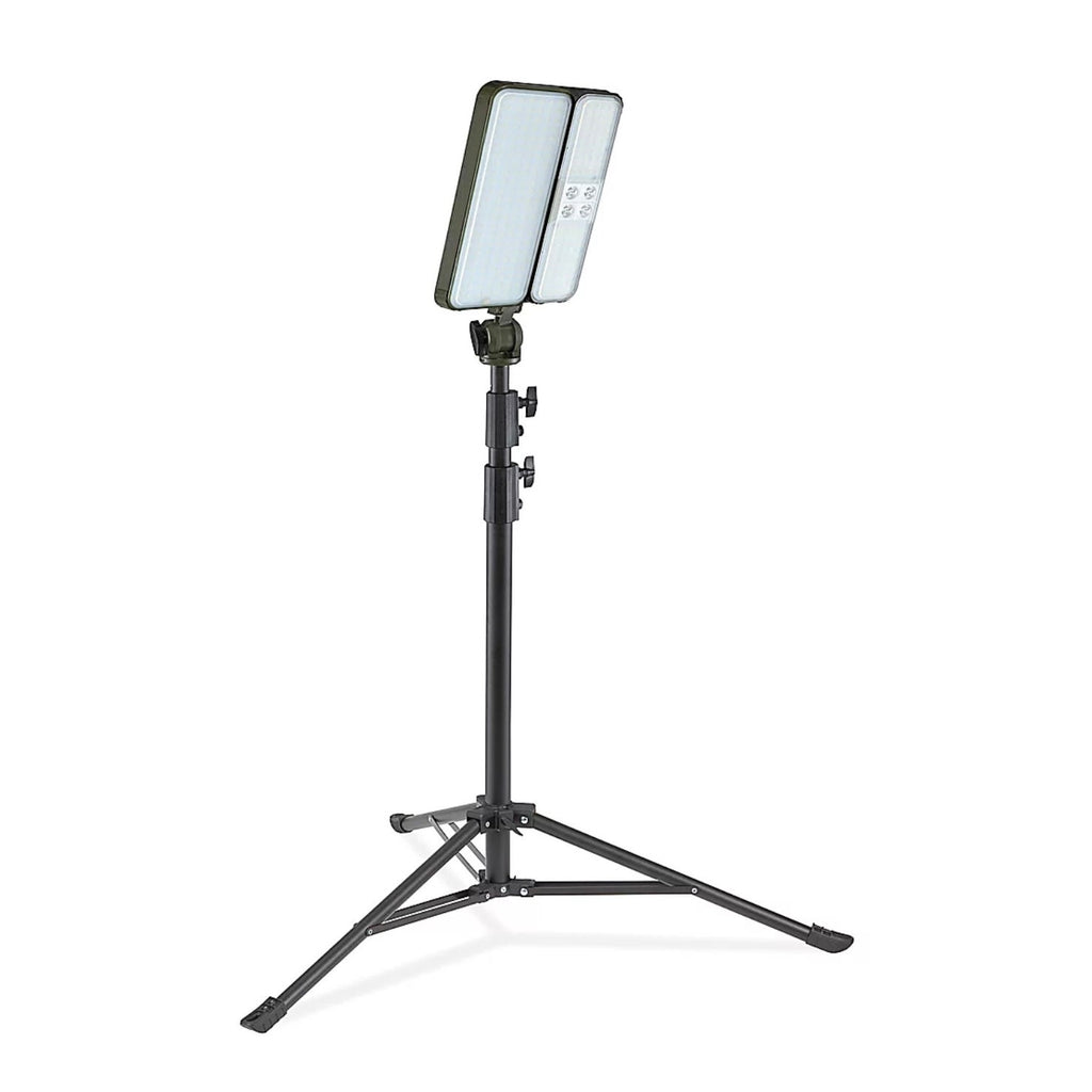 ULINE JOB SITE LIGHT RECHARGEABLE 30"X44-93" 3000 LUMENS RETAIL $125 NWOB