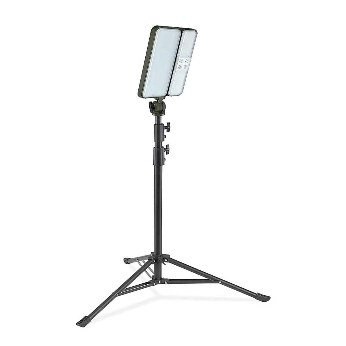 ULINE JOB SITE LIGHT RECHARGEABLE 30"X44-93" 3000 LUMENS RETAIL $125 NWOB