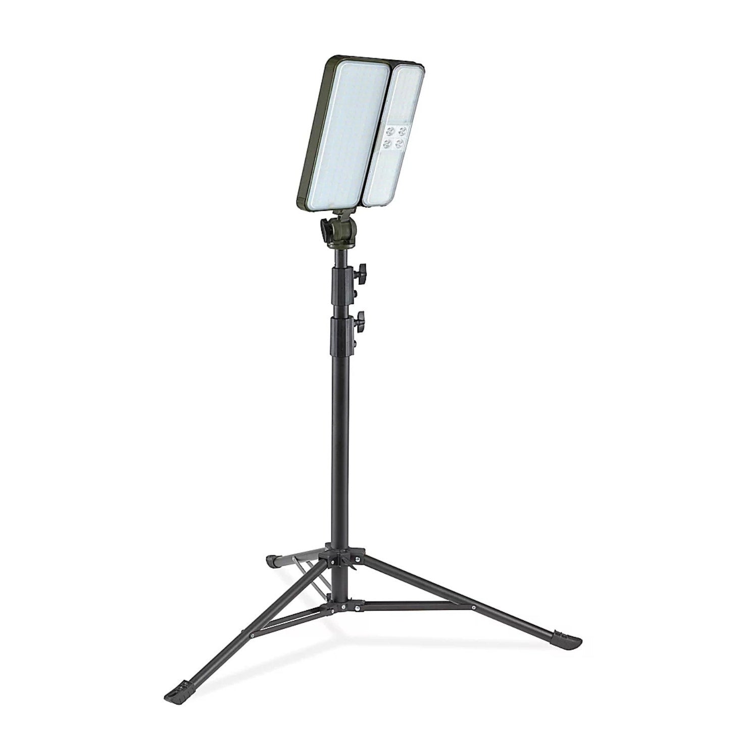 ULINE JOB SITE LIGHT RECHARGEABLE 30"X44-93" 3000 LUMENS RETAIL $125 NWOB