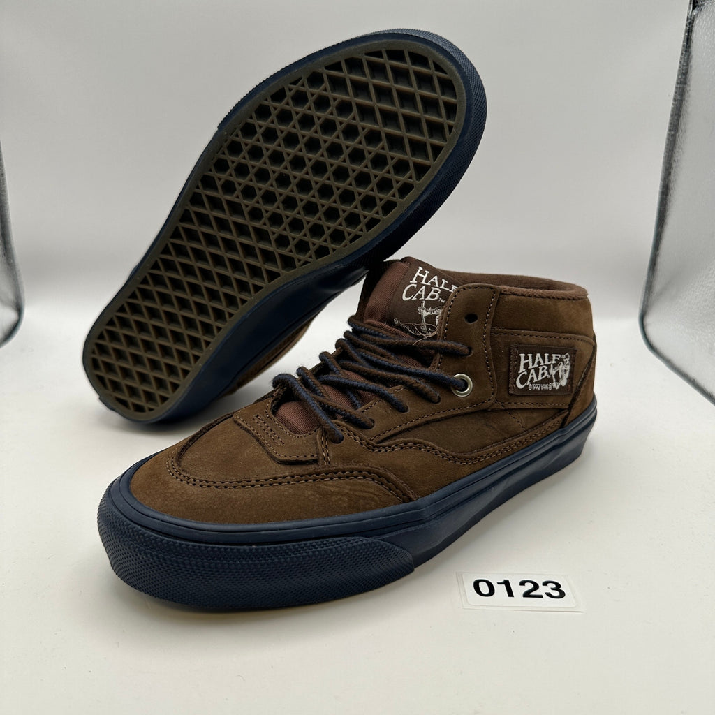 VANS x NICK MICHEL Men's Size 6 Half Cab Suede Brown/Navy Blue