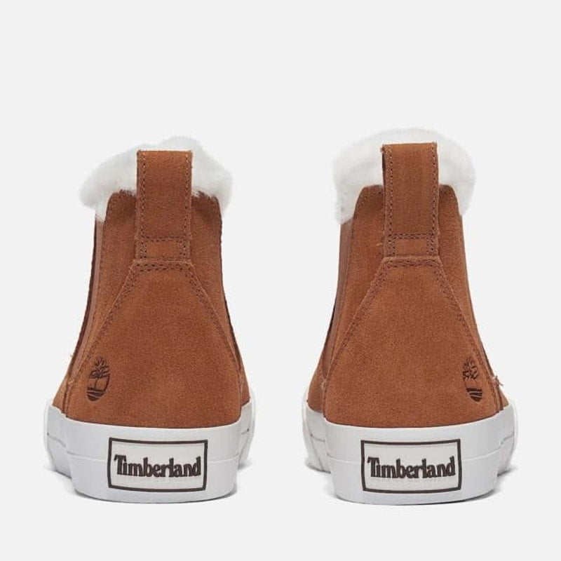 TIMBERLAND WOMEN'S 8.5 SKYLA BAY 2.0 MID WARM LINED SNEAK RUST SUEDE NIB