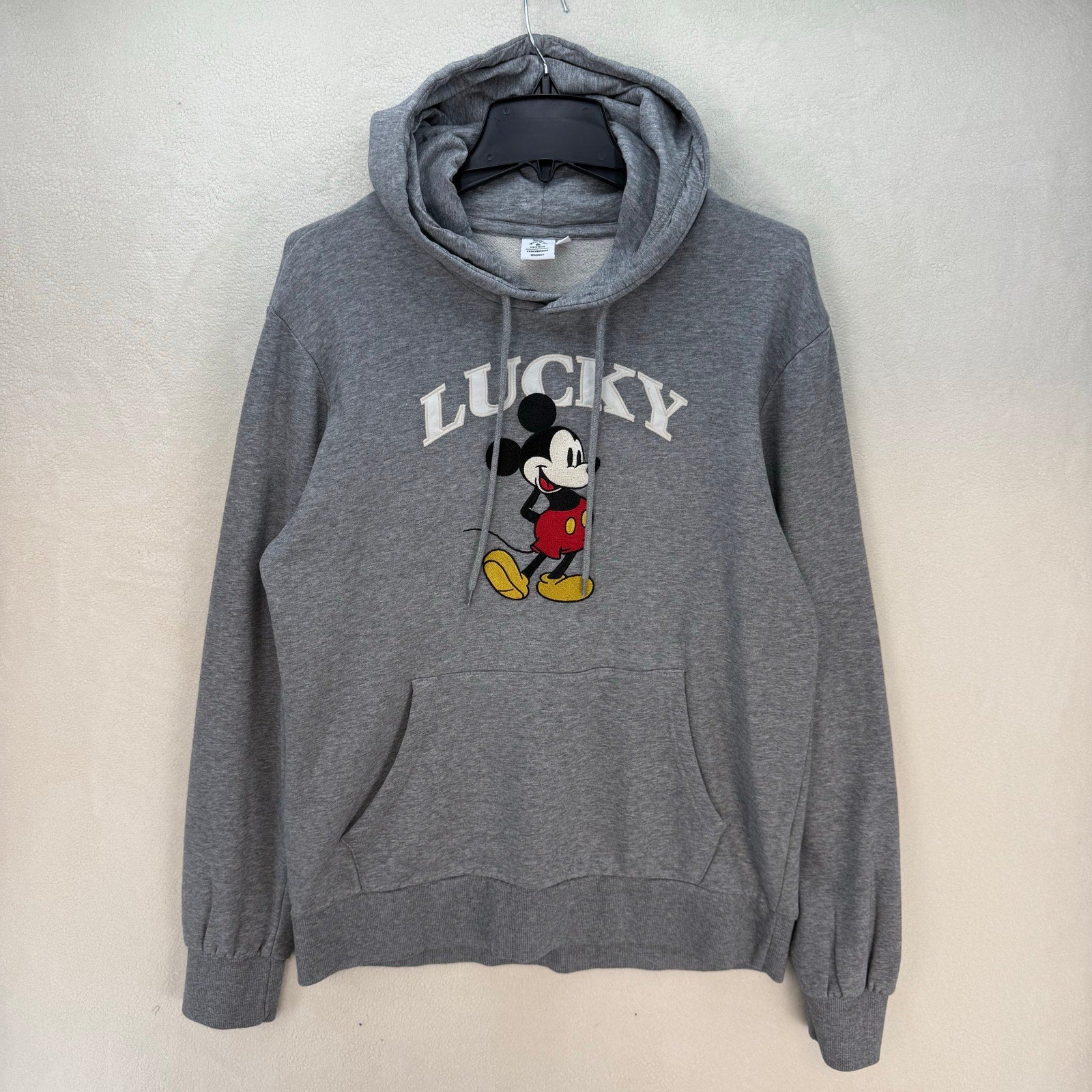 LUCKY BRAND X DISNEY MICKEY N FRIENDS M GRAY HOODIE UNISEX