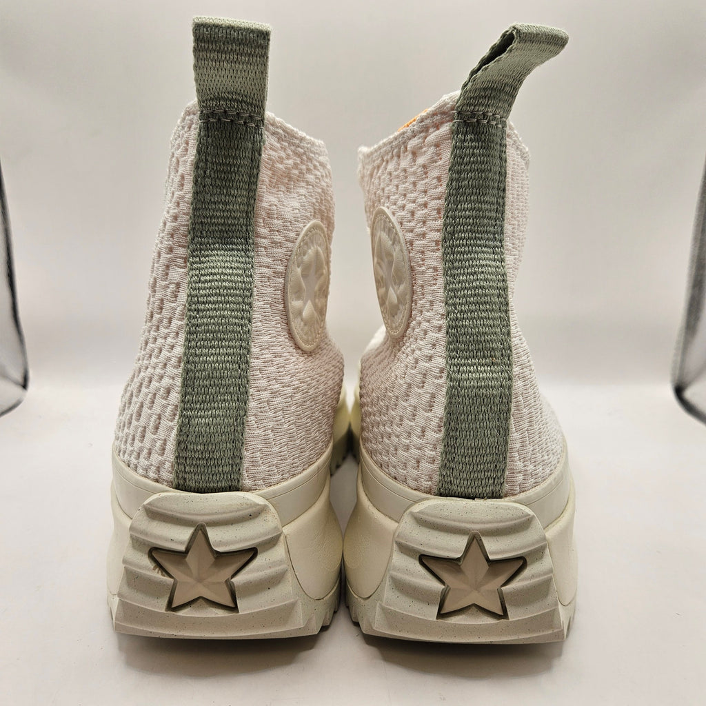 CONVERSE WOMEN'S 11.5 RUN STAR HIKE PLATFORM CREAM ORANGE HI SNKR A03838C NWOB