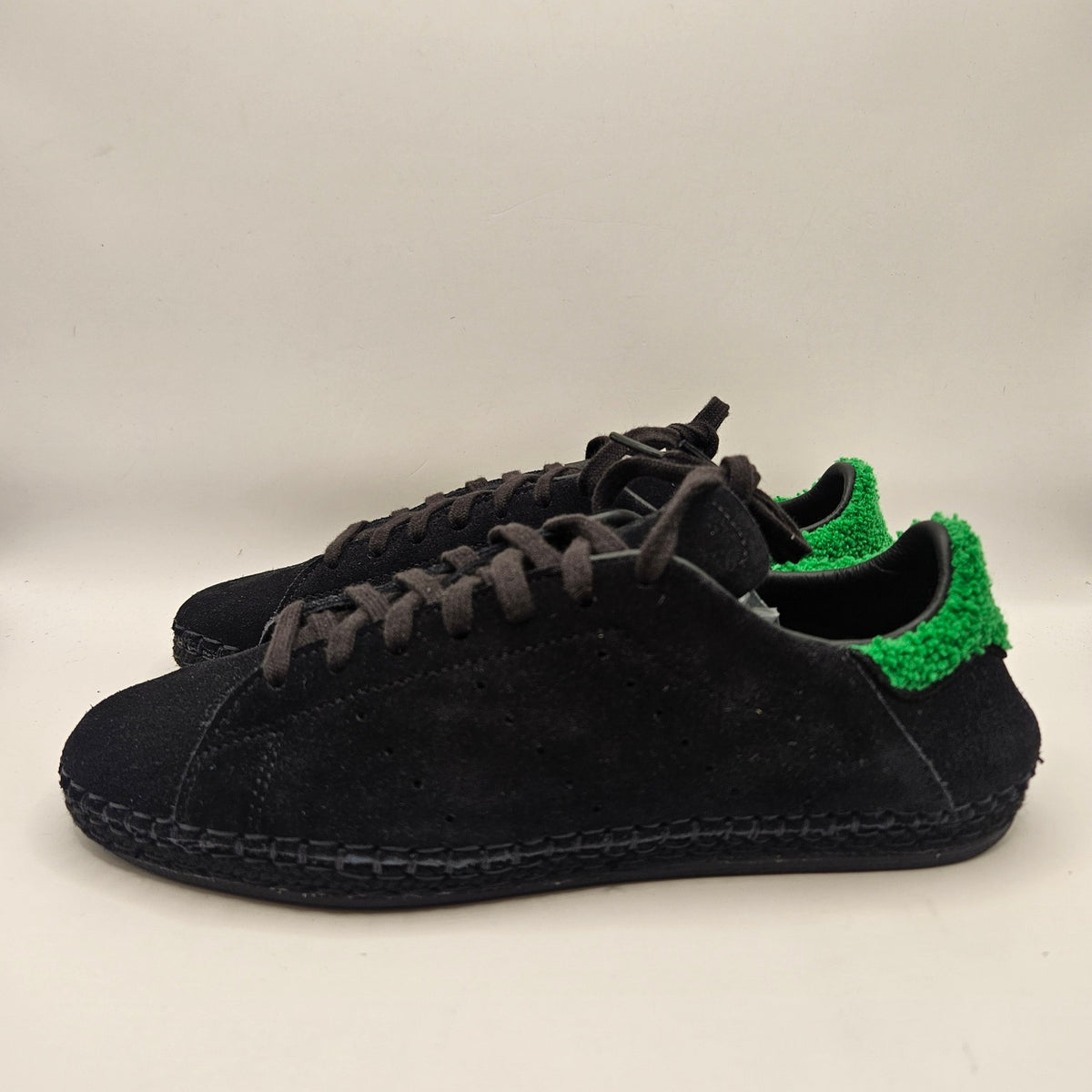 ADIDAS ORIGNAL X CLOT STANSMITH MEN'S 6.5 BLACK SUEDE JQ9227 NWOB