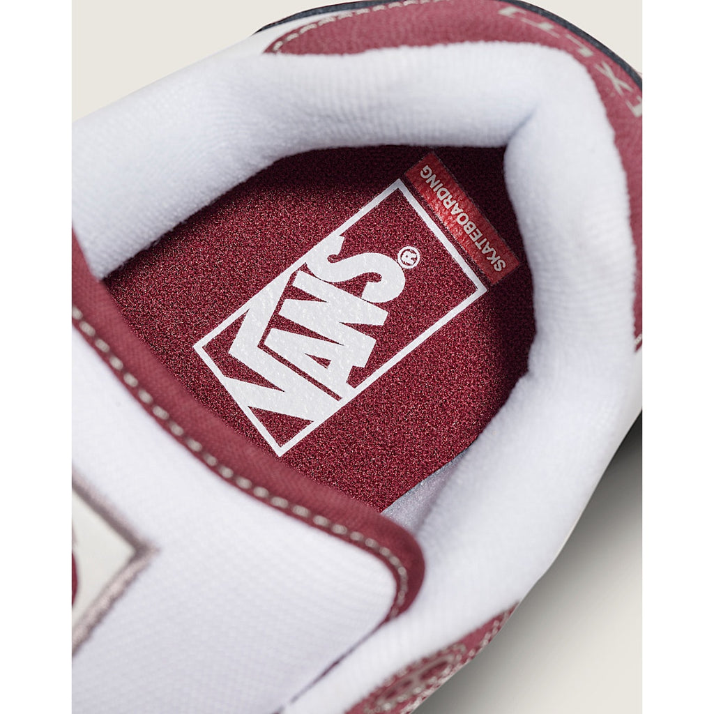 VANS MEN'S 11 ROWLEY XLT LIMITED PORT ROYALE WHITE LOW TOP LEATHER NIB
