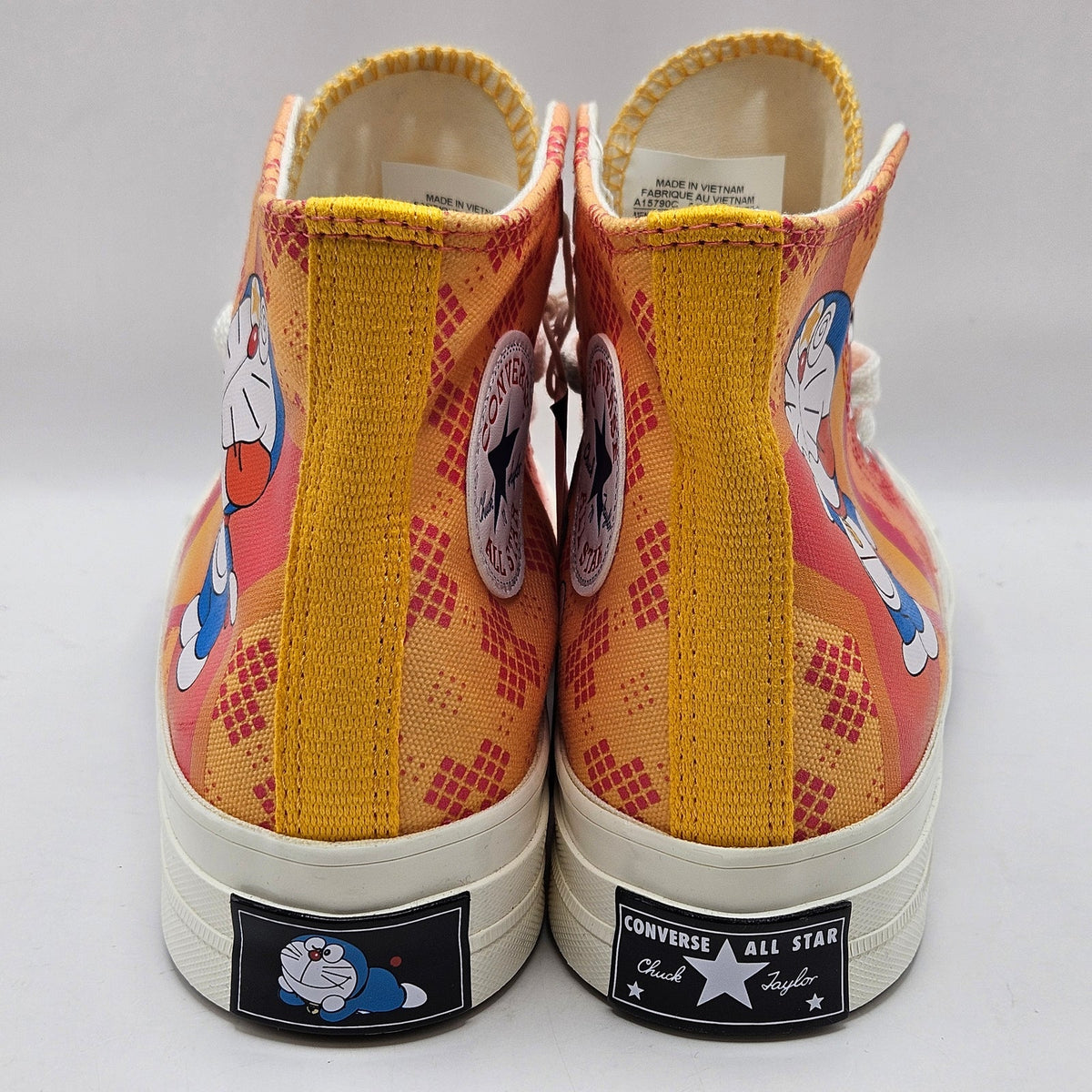 CONVERSE WOMEN'S 7 CHUCK 70 HIGH DORAEMON PINK A15790C CANVAS SNEAKER