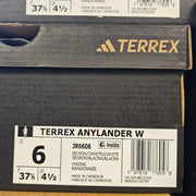 ADIDAS WOMEN'S 6 TERREX ANYLANDER JR6606 BLUE WHITE NIB