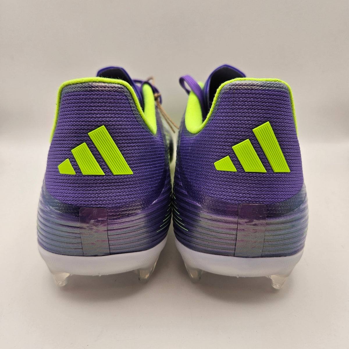 ADIDAS MENS 11 F50 LEAGUE FG MG SOCCER CLEATS JI0003 PURPLE LUCID LEMON NWOB