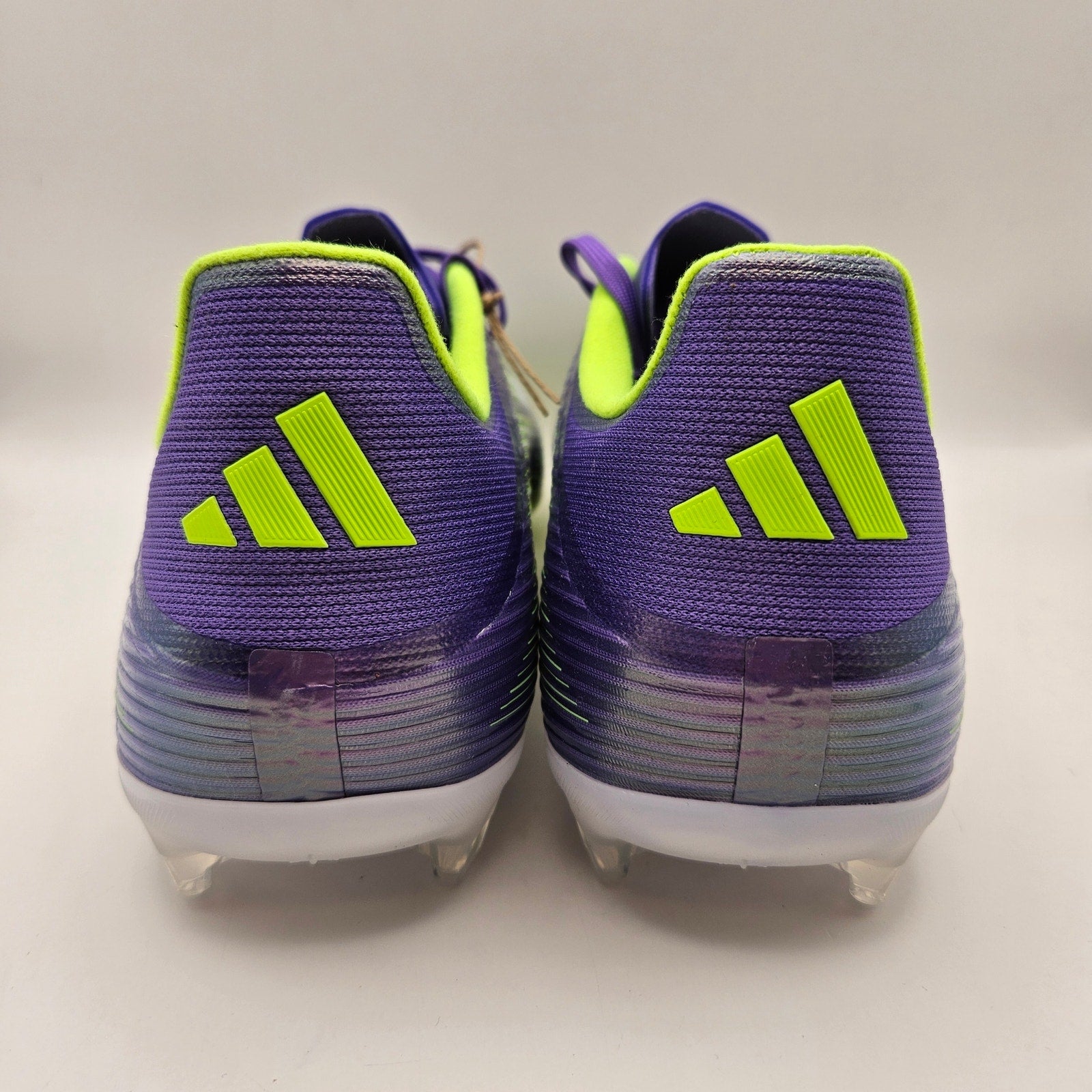 ADIDAS MENS 11 F50 LEAGUE FG MG SOCCER CLEATS JI0003 PURPLE LUCID LEMON NWOB