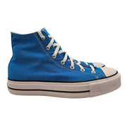 CONVERSE MEN'S 11 CHUCK TAYLOR ALL STAR LIFT HI BLUE HERO WHITE BLACK A09988C
