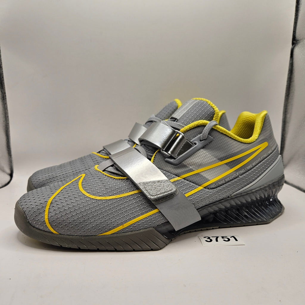 NIKE MEN'S 13 ROMALEOS 4 WOLF GREY LIGHTENING WEIGHTLIFTING GYM SHOES CD3463-002