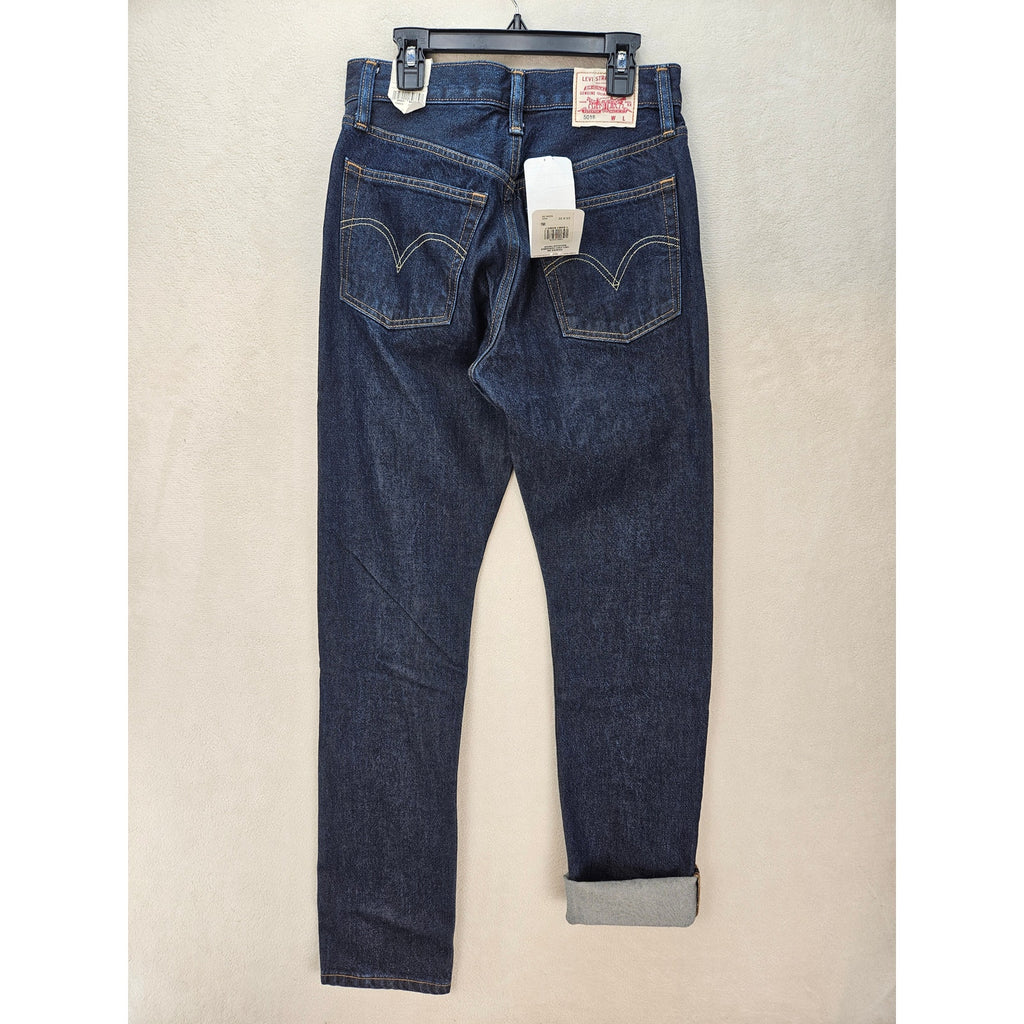 LEVI'S CIRCULAR 501 WOMEN'S 25X32 ORIGINAL FIT JEANS FIRST DARK WASH NWT