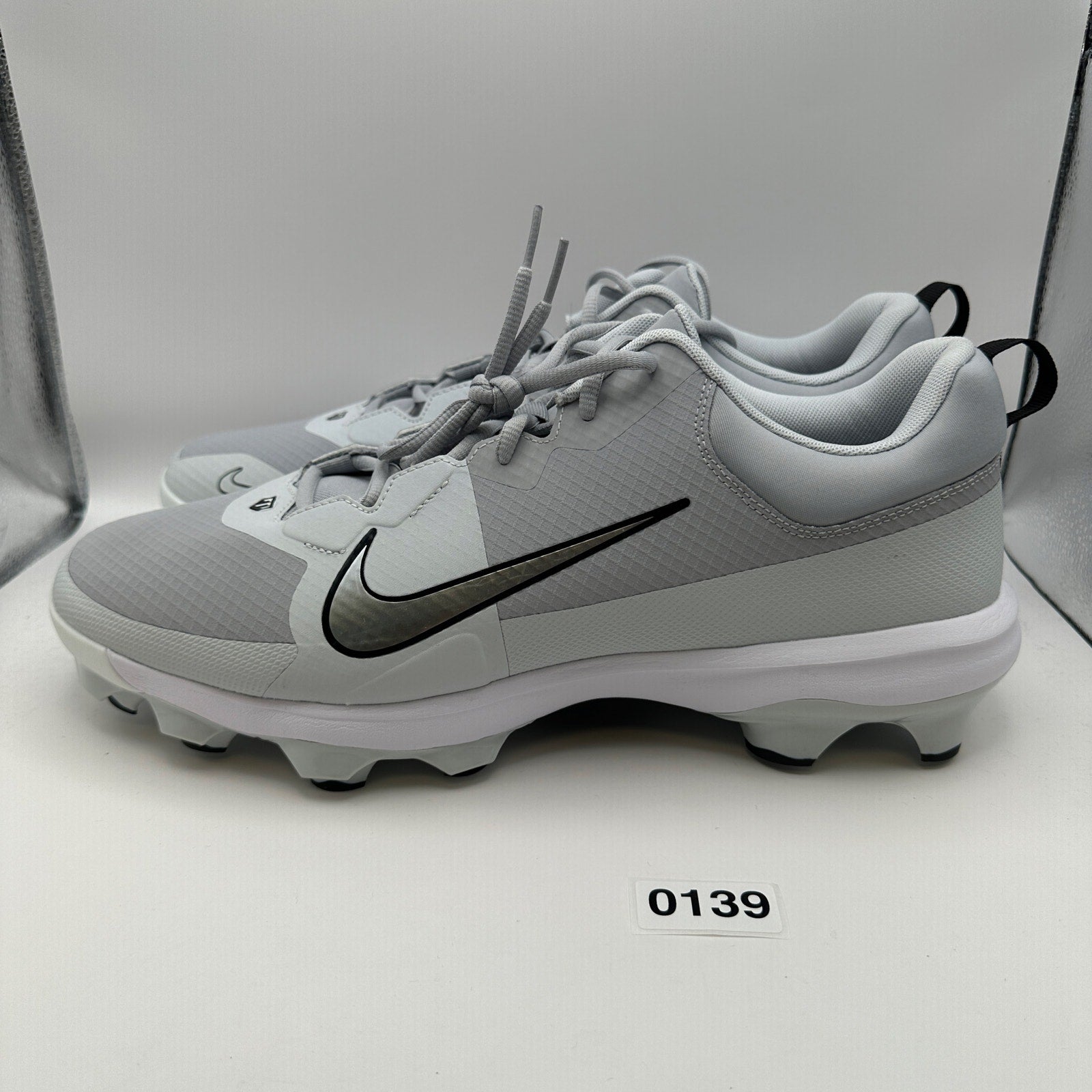 NIKE Baseball Cleats Men's 15 Force Trout 9 Pro MCS Gray