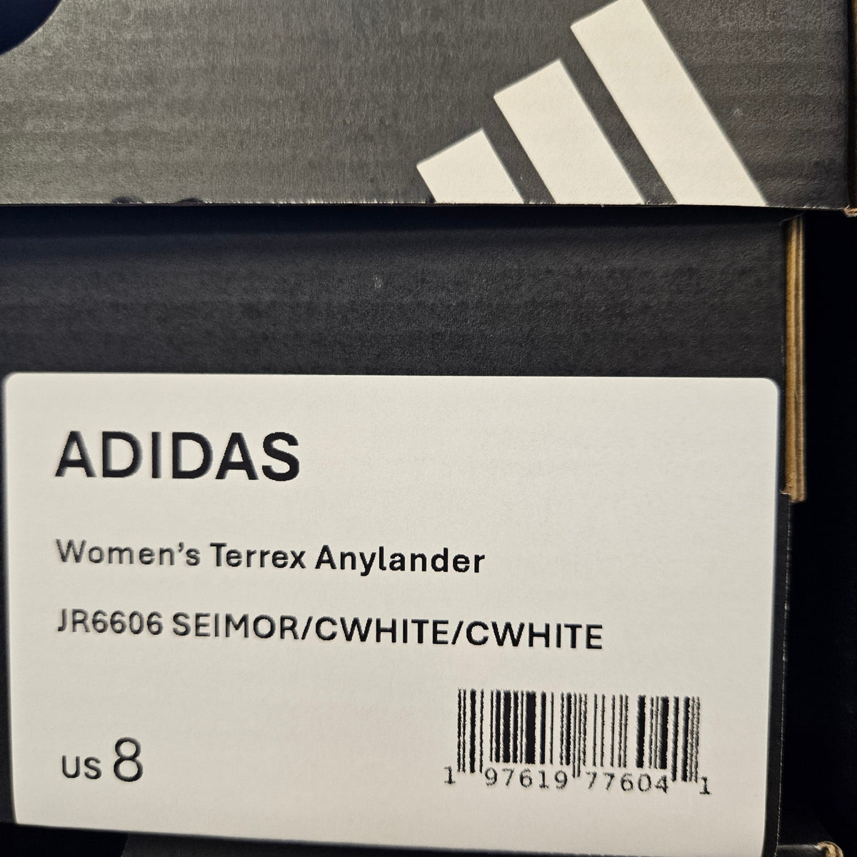 ADIDAS WOMEN'S 8 TERREX ANYLANDER JR6606 BLUE WHITE NIB
