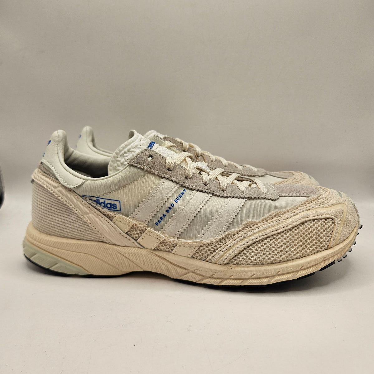 ADIDAS X BAD BUNNY MEN'S 8 ADIZERO SL72 COMFORT CLASSIC SNEAKER WHT JP8816 NWOB