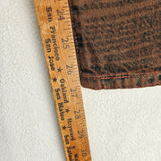 LEVI'S WOMEN'S 27 X EMMA CHAMBERLAIN 501 ORIGINAL JEANS TREE RINGS BROWN