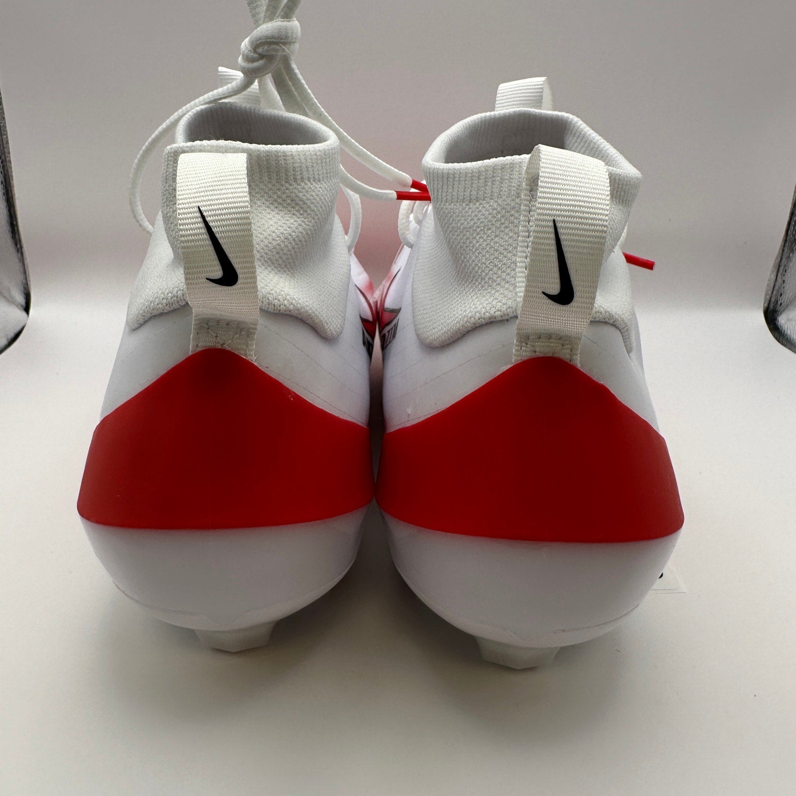 NIKE Men's 14.5 Zoom Air Vapor PRO 1 White/Red Football Cleats