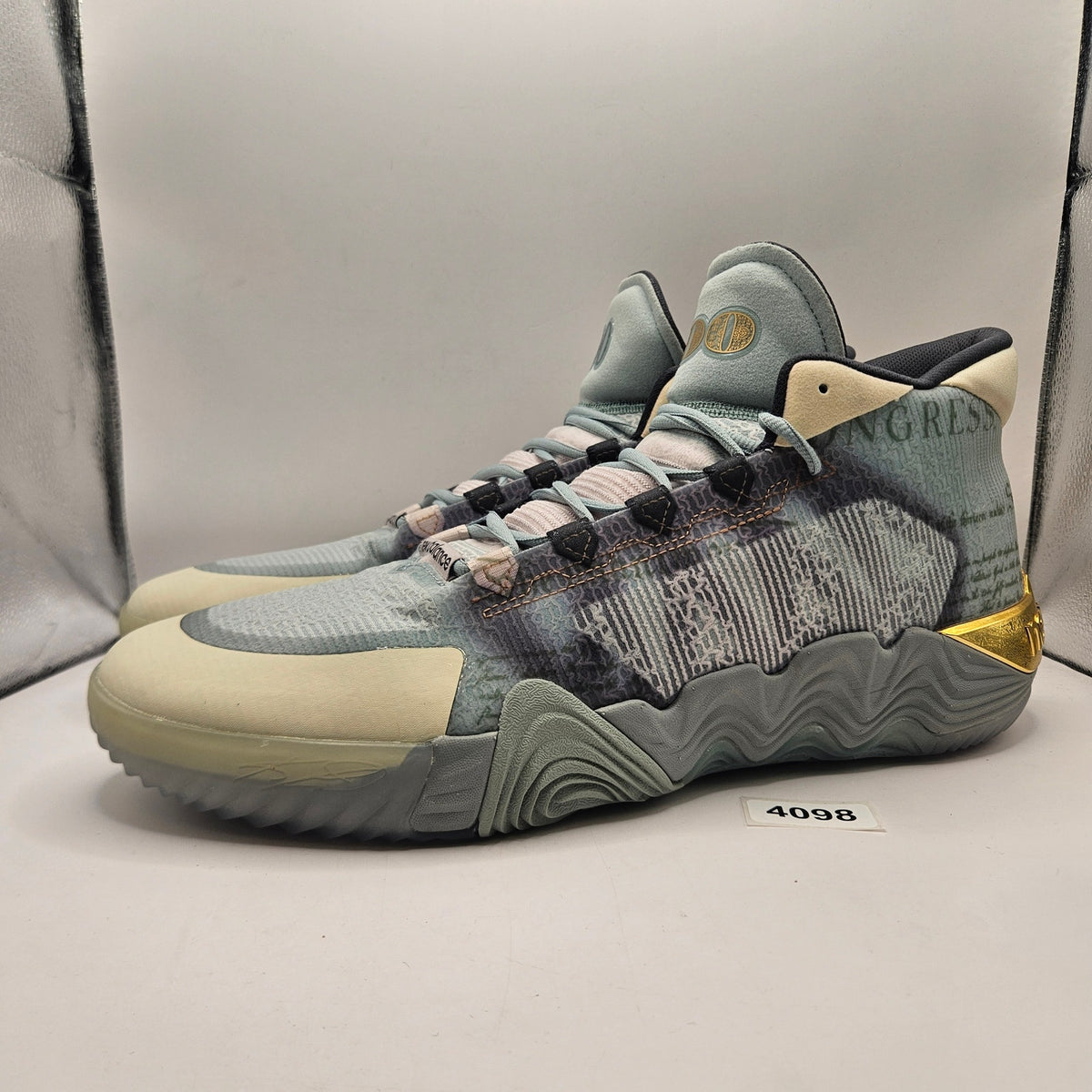 NEW BALANCE MEN'S 16 KAWHI LEONARD 2 NEW MONEY GREY MIST GOLD BBKLSNM2 NWOB