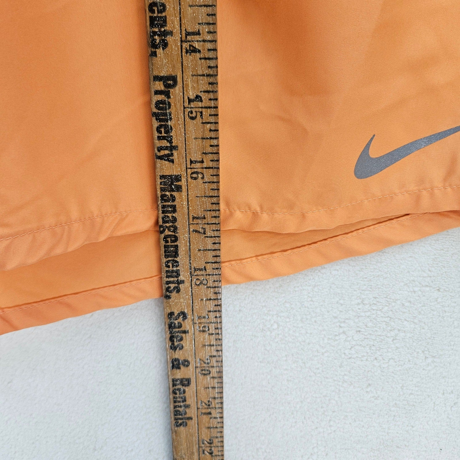 NIKE MEN'S XXL CHALLENGER BRIEF-LINED 7" RUNNING SHORTS ORANGE NWT