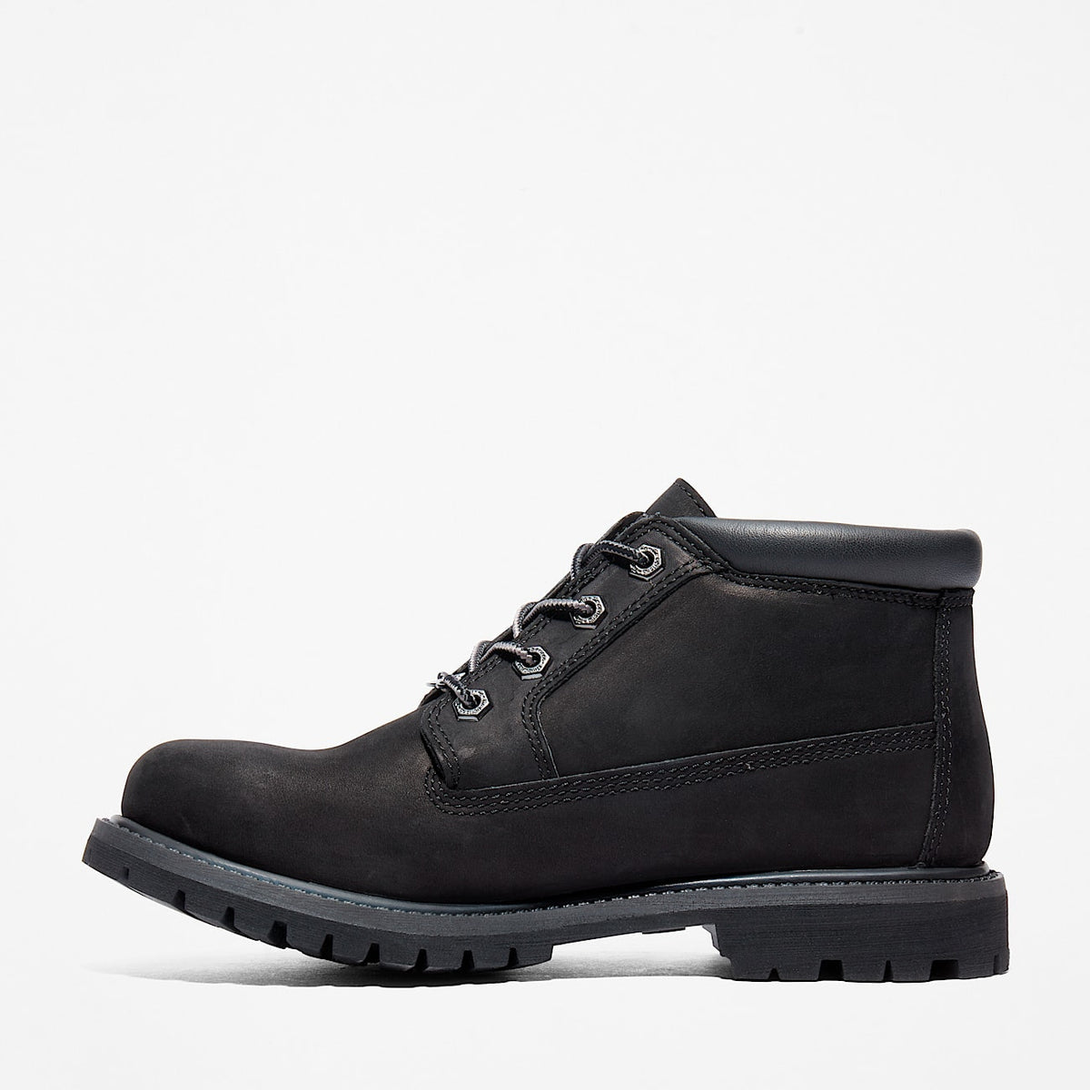 TIMBERLAND WOMEN'S 8.5 NELLIE WP CHUKKA BOOT BLACK NUBUCK NIB