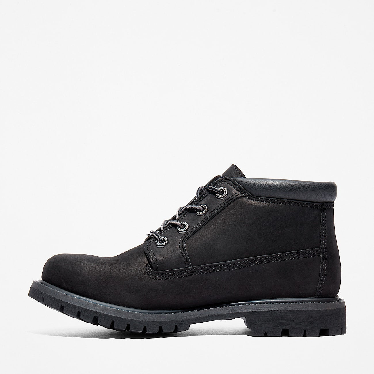 TIMBERLAND WOMEN'S 8.5 NELLIE WP CHUKKA BOOT BLACK NUBUCK NIB