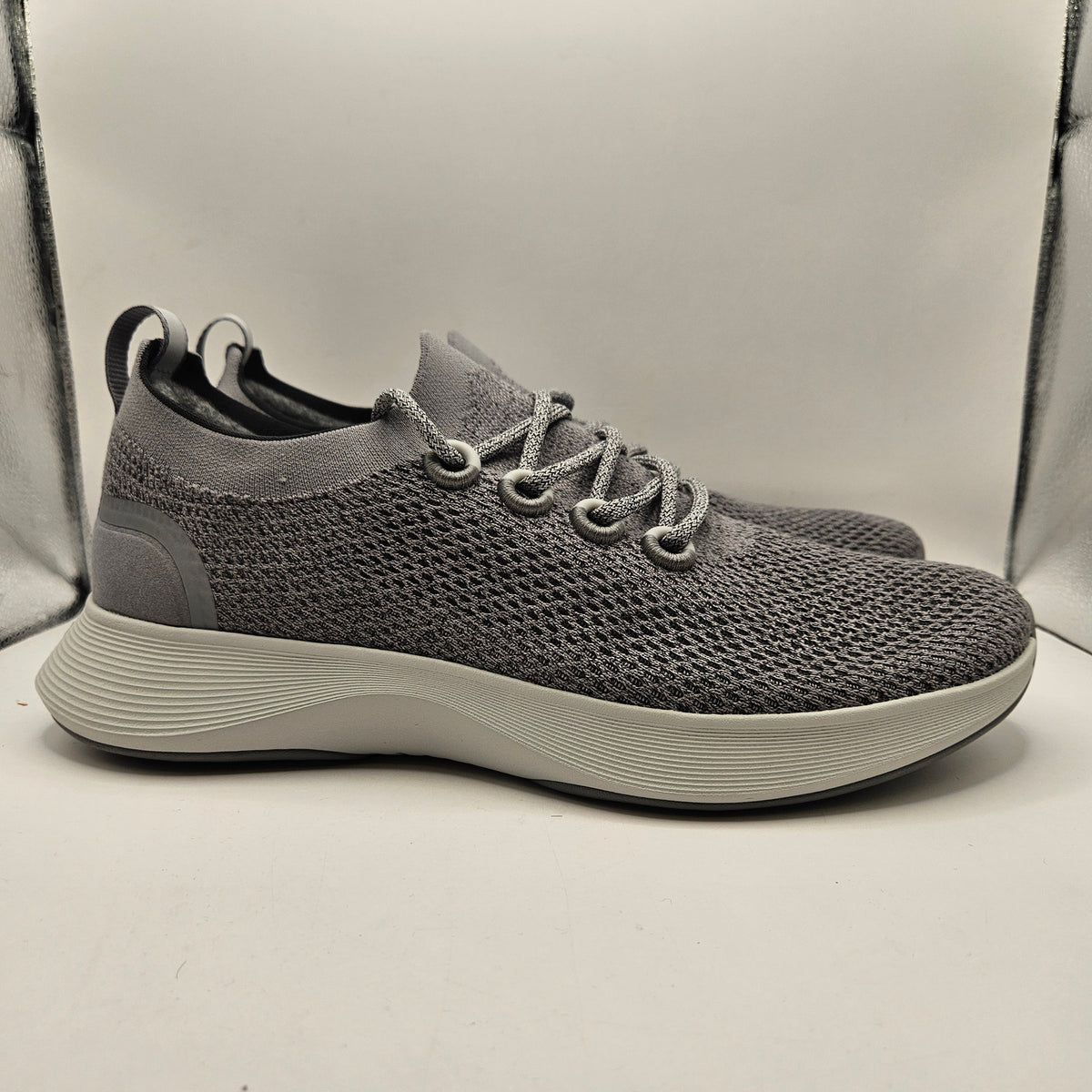 ALLBIRDS MEN'S 14 DASHER NZ RUNNING SNEAKER MEDIUM GREY A12598