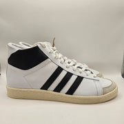 ADIDAS ORIGINALS MEN'S 10 JABBAR HI BLACK WHITE FOOTWEAR JI3445 NWOB