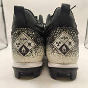 UNDER ARMOUR MEN'S 16 SPOTLIGHT FRANCHISE 2.0 FOOTBALL CLEATS NWOB BLACK WHITE