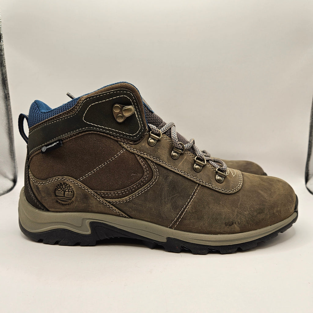 TIMBERLAND WOMEN'S 11 MT. MADDSEN WATERPROOF MID HIKING BOOT MEDIUM GREY NWOB