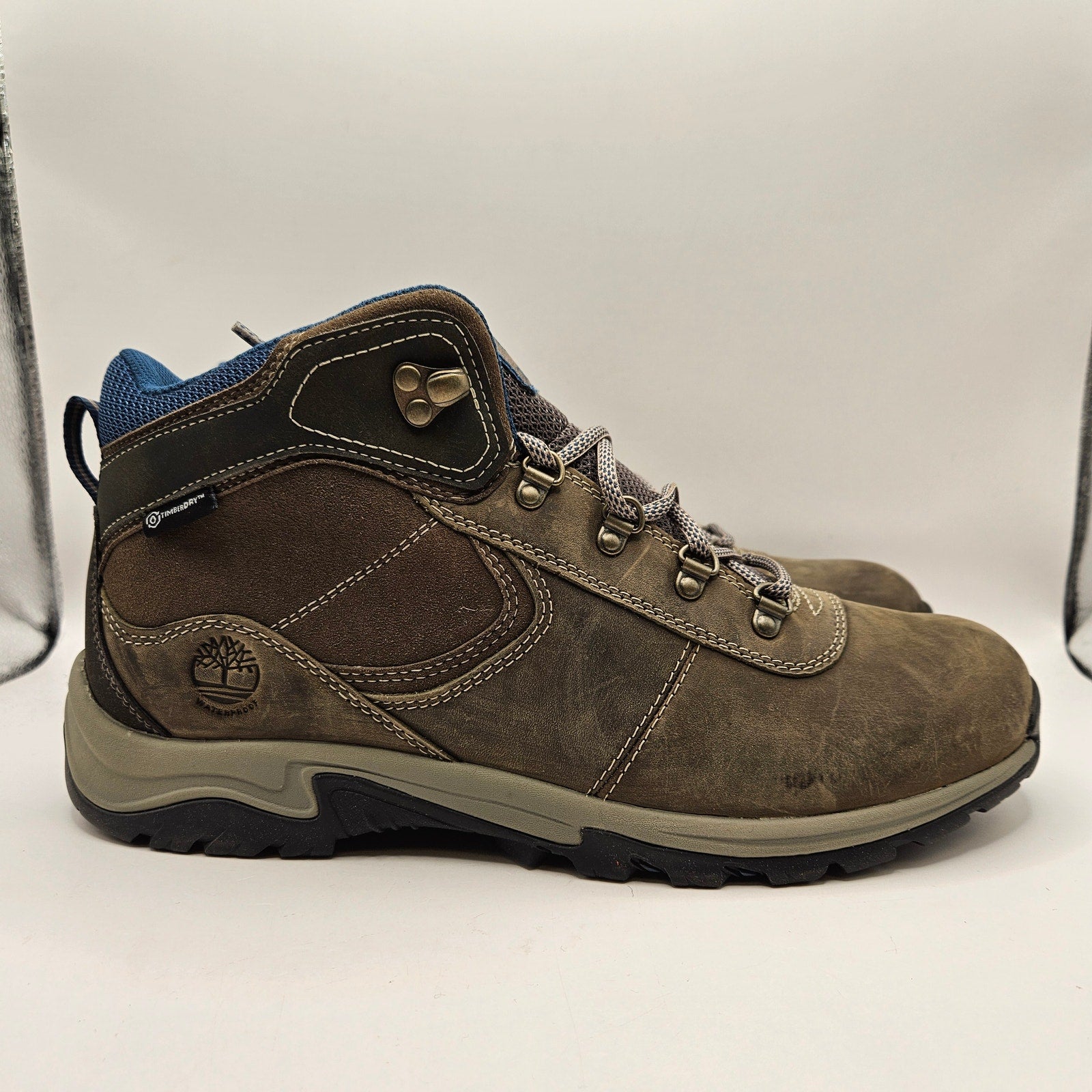 TIMBERLAND WOMEN'S 11 MT. MADDSEN WATERPROOF MID HIKING BOOT MEDIUM GREY NWOB