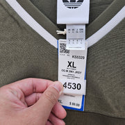 ADIDAS MEN'S XLARGE ORIGINALS TREFOIL OG 2 IN 1 JERSEY OLIVE STRATA KS5329