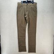 JACHS NEW YORK MEN'S 30X34 TAN MIDE WEIGHT 5 POCKET STRETCH PANT NWT