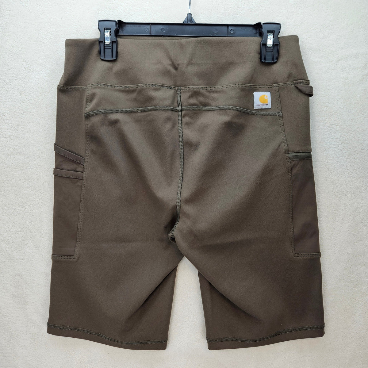 CARHARTT WOMEN'S MEDIUM FORCE FITTED LIGHTWEIGHT UTILITY SHORTS TARMAC BS5878