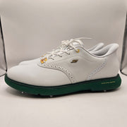 SKECHERS MEN'S 11.5 GO GOLF PRESTIGE SLIP IN SHOES 214124 ARCH FIT WHITE GREEN