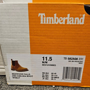 TIMBERLAND MEN'S 11.5 REDWOOD FALLS MID CHELSEA BOOT WHEAT NIB