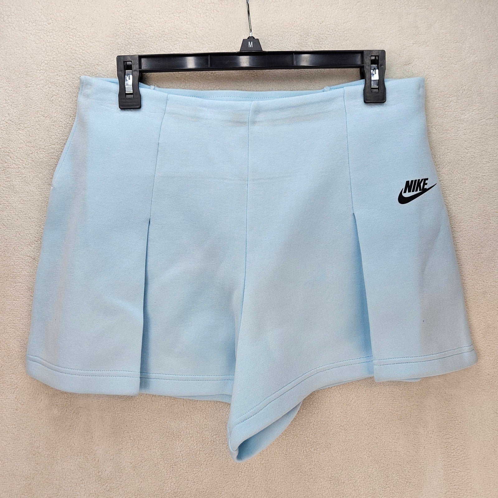 NIKE WOMEN'S M TECH FLEECE HIGH WAISTED PLEATED SHORTS FV7485-474 NWT
