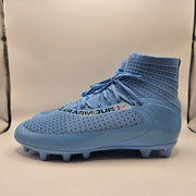 UNDER ARMOUR MEN'S 11.5 FOOTBALL CLEATS HIGHLIGHT MC KNIT BLUE NWOB 3028000-403