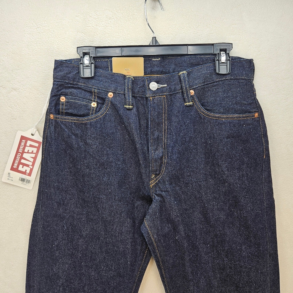 LEVI'S VINTAGE MEN'S 30X34 1954 501Z XX ORIGINAL FIT DOUBLE NEEDLE MADE IN JAPAN