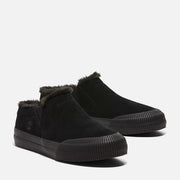 TIMBERLAND WOMEN'S 9 SKYLA BAY 2.0 LOW WARM LINED SNEAK BLACK SUEDE NIB